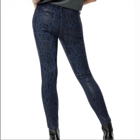 Joe’s Snakeskin Pattern The Charlie High Rise Skinny Ankle Jeans - New With Tag - Picture 2 of 16